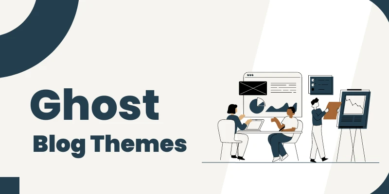 Which Ghost blog themes follow Google's design standards?