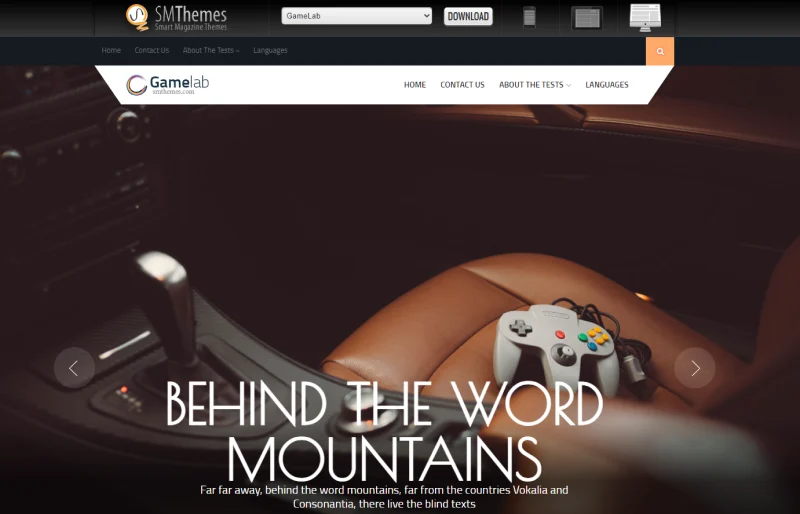 eSports free gaming WordPress theme