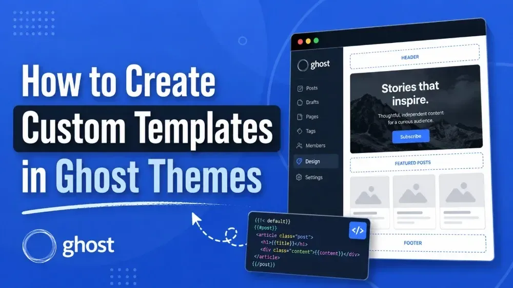 How to Create Custom Templates in Ghost Themes