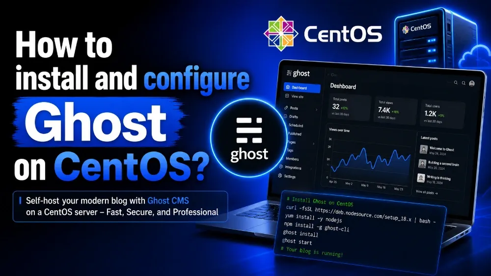 How to install and configure Ghost on CentOS?