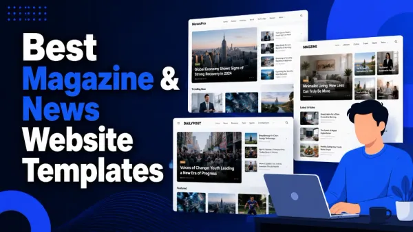 Best Magazine & News Website Templates For 2026