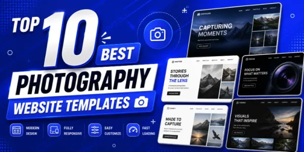 Top 10 Best Photography Website Templates 2026