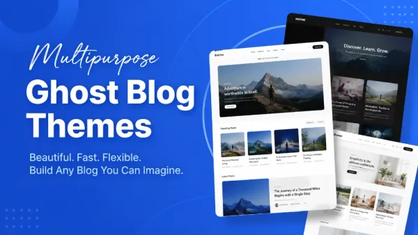Top 10 Multipurpose Ghost Blog Themes