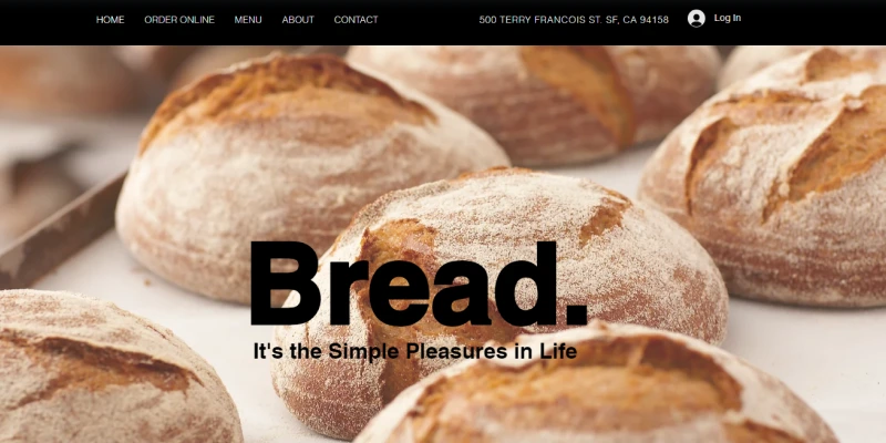 bread wix blog templates