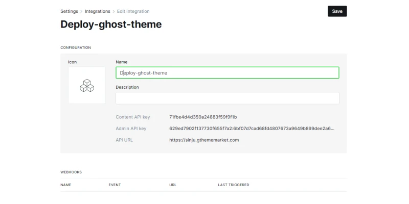 deploy ghost theme