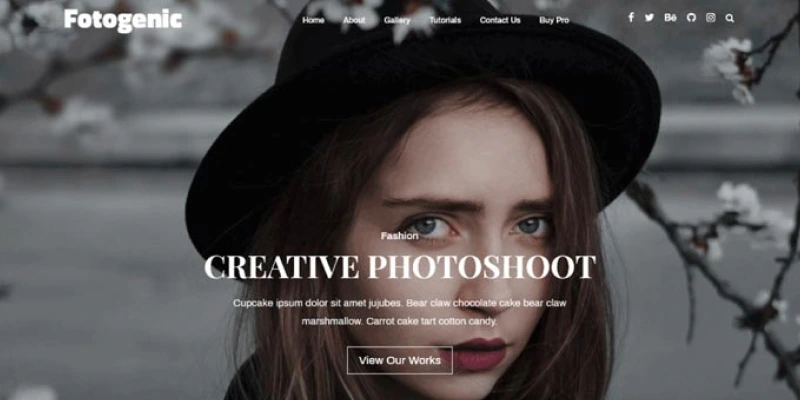 fotogenic-free-photography-website