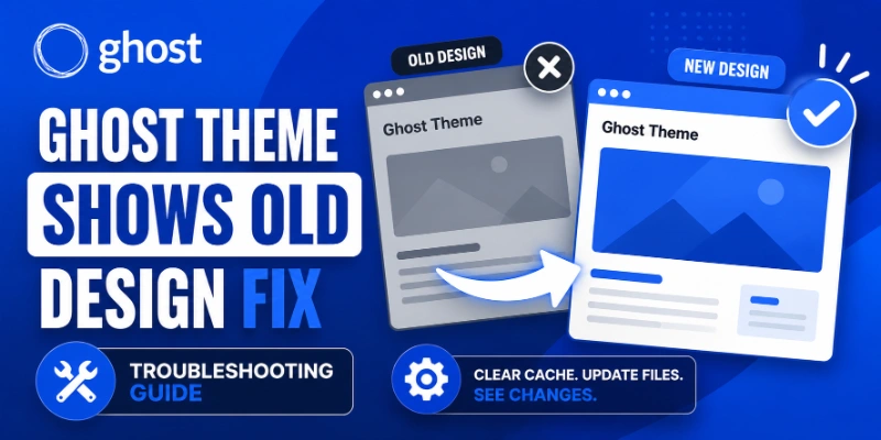 Ghost Theme Shows Old Design Fix (Troubleshooting Guide)