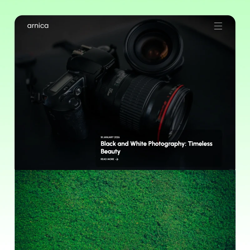 Arnica - Stylish Jekyll Blog Theme