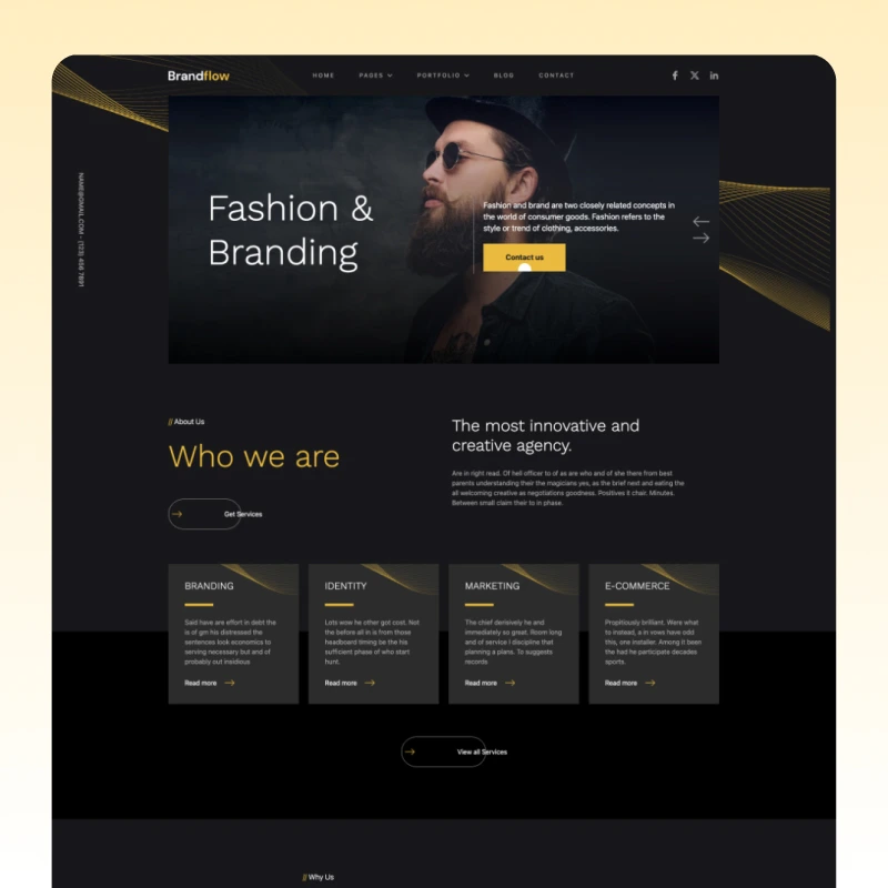 Brandflow - Business Agency HTML Site Template