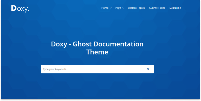 Ghost documentation themes