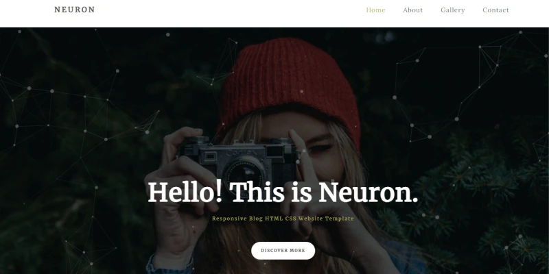 Neuron free html template