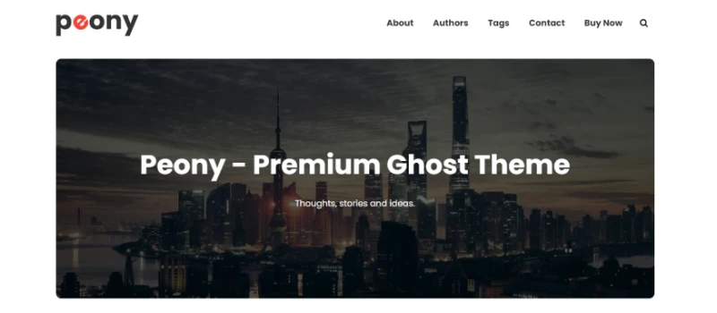 Ghost fashion blog themes