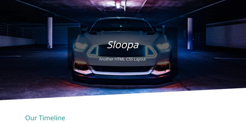 Sloopa Free HTML Templates