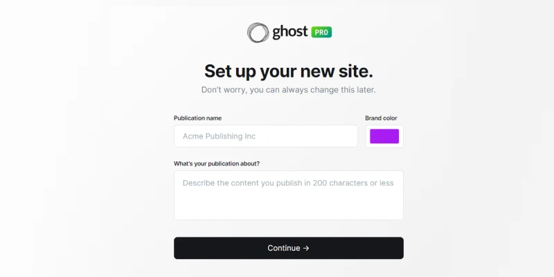 blog with ghost cms