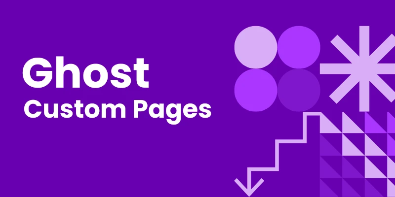 create custom pages in ghost cms