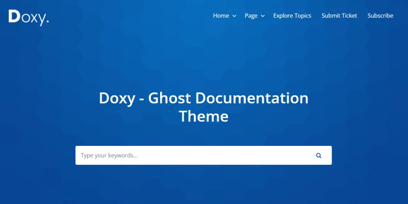 doxy resources and 
directory ghost theme