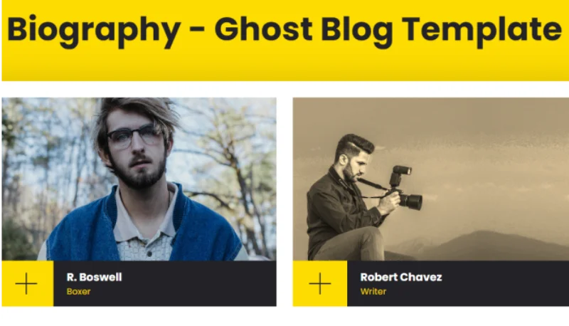 Premium ghost blog theme