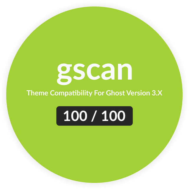 ghost gscan compatibale Themeix