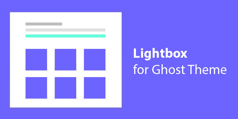 ghost lightbox theme Themeix