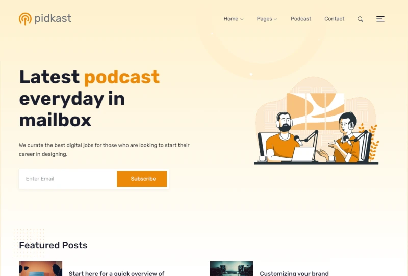 ghost podcast news theme