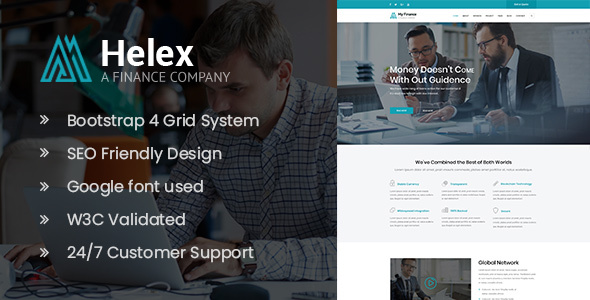 Best accounting website template