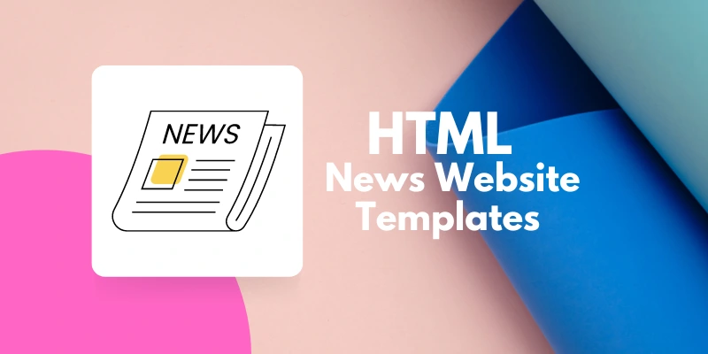 html news website templates free